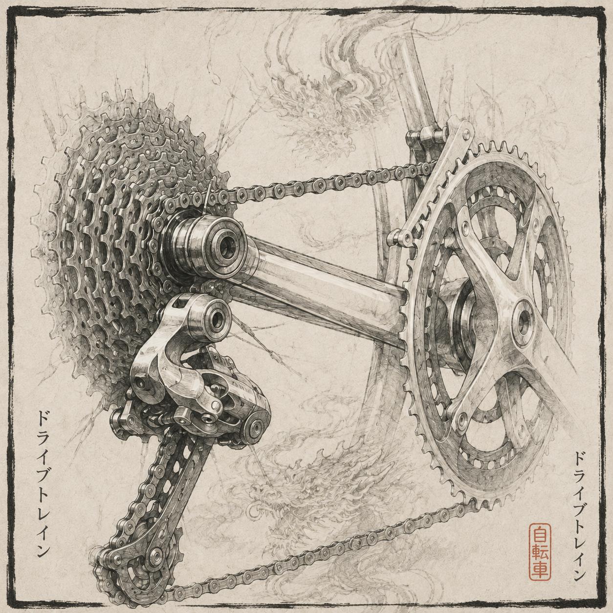 Drivetrain da Bicicleta