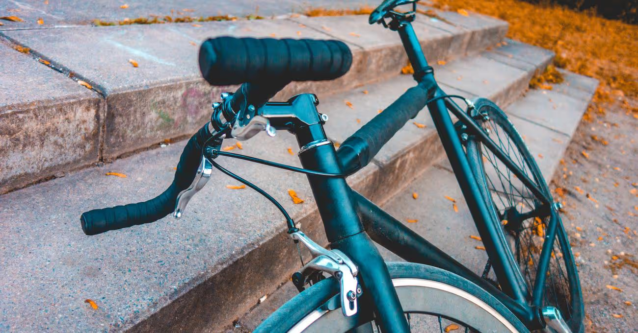 Guidão Bullhorn na Single Speed Yokai